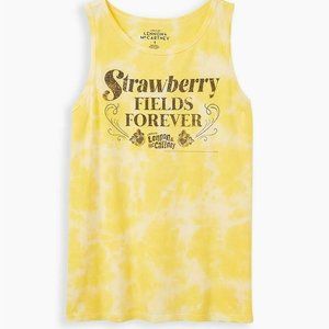 TORRID YELLOW TIE-DYE BEATLES TANK 3X NWT